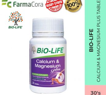 BIO-LIFE Calcium & Magnesium Plus Tablet 30’s