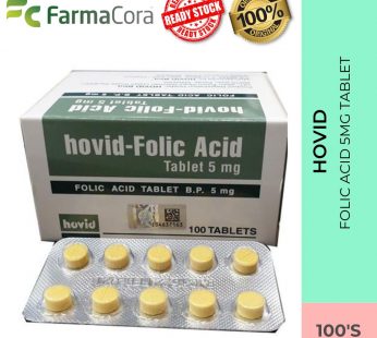 HOVID Folic Acid 5mg Tablet 100’s