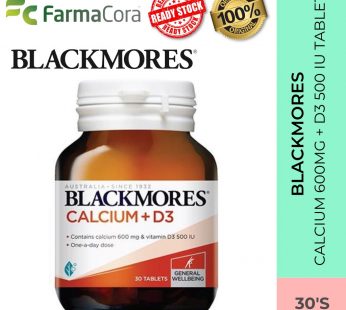 BLACKMORES Calcium+D3 Tab 30’s