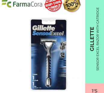 GILLETTE Sensor Excel Razor with Catridge 1’s