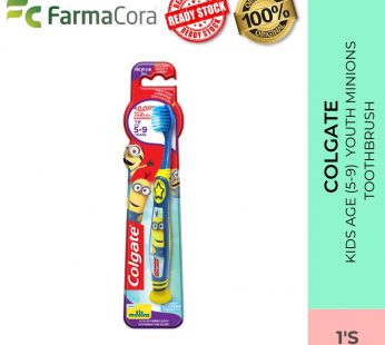 COLGATE Kids Age (5-9) Youth Minions Toothbrush 1’s