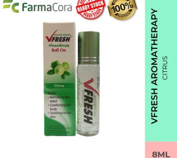 VFRESH Aroma Oil Roll On – Citrus – 8ml