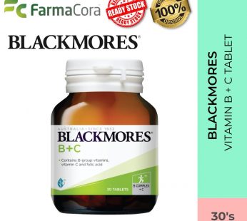 BLACKMORES Vitamin B + C Tablet 30’s
