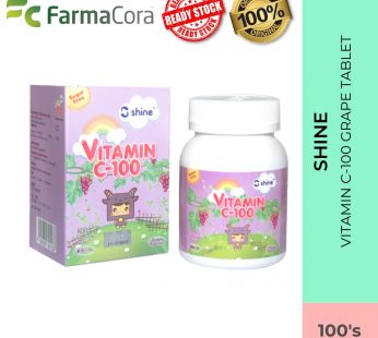 SHINE Vitamin C-100 Grape Tablet 100’s