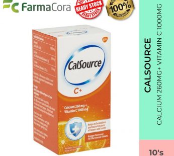 CALSOURCE Calcium + Vitamin C 10’s