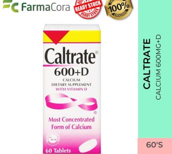 CALTRATE Calcium+D 60’s