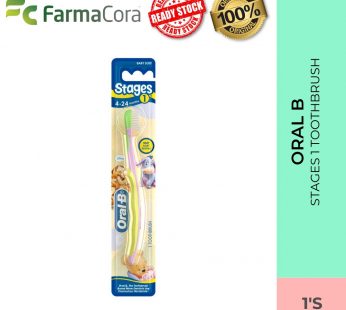 ORAL B Stages 1 (4-24 months old) Toothbrush 1’s (Random design)