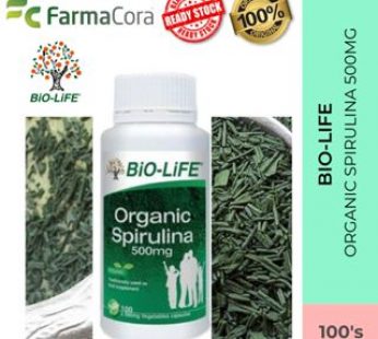 BIO-LIFE Organic Spirulina 500mg 100’s